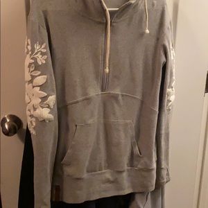 Ampersand ave half zip single hood